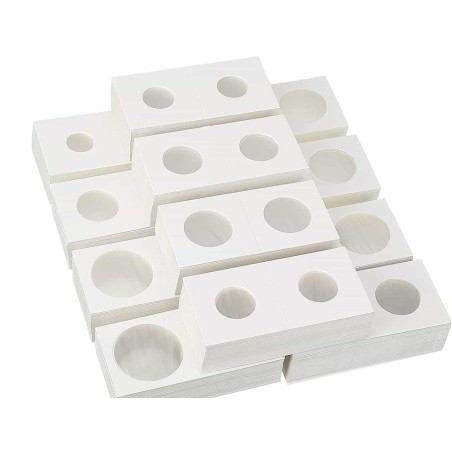 Cardboard coin holders - different sizes - 25pcs