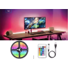 USB LED Strip Lights  - APP Control - Color Changing 5050 RGB Led Light Flexible Lamp Tape - 5m